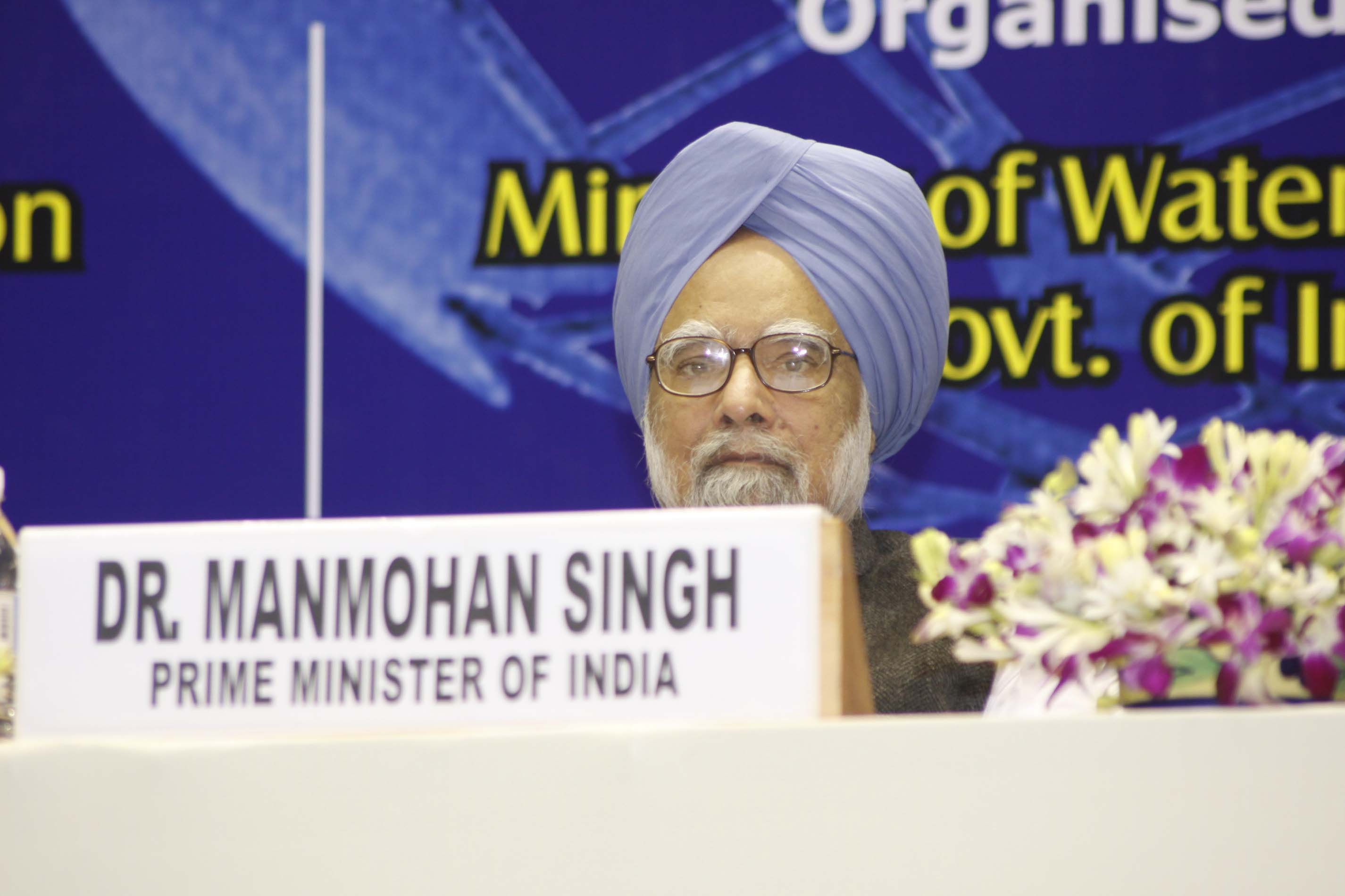 Hon'ble Prime Minister of India Dr. Manmohan Singh at the inaugural ceremony of the 5th Asian Regional Conference, New Delhi, 2009